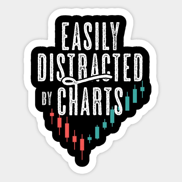 Easily Distracted By Charts Sticker by Locind